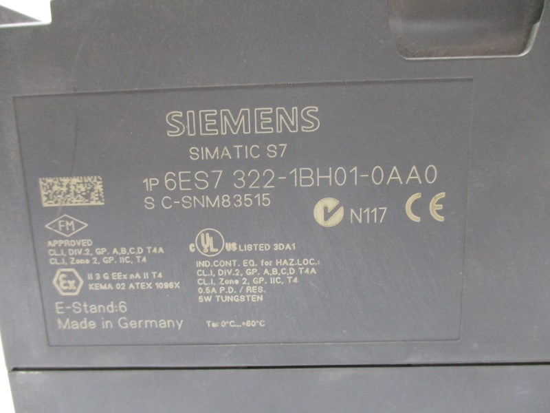 SIEMENS 6ES7322-1BH01-0AA0 UNMP