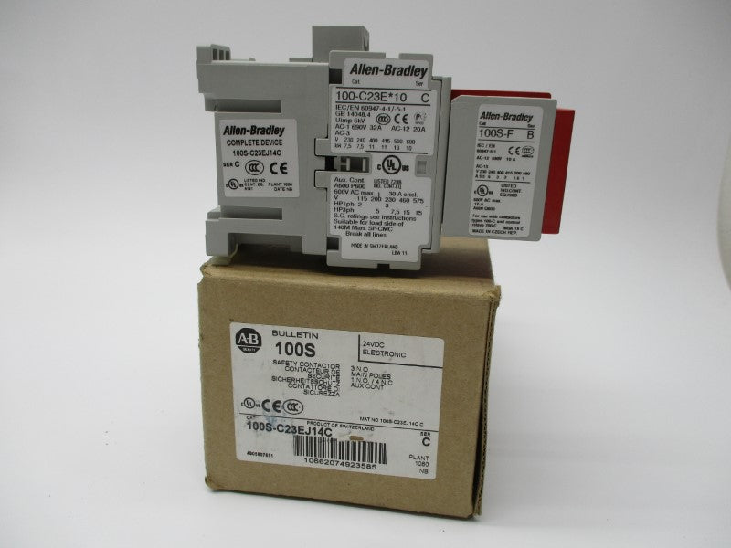 ALLEN BRADLEY 100S-C23EJ14C SER. C 24VDC  (BR/WH) NSMP