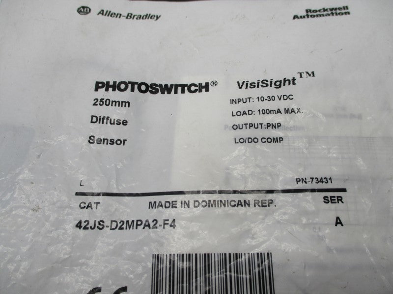 ALLEN BRADLEY 42JS-D2MPA2-F4 SER. A (WH) NSMP