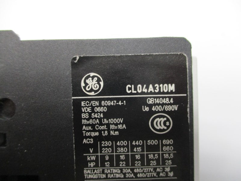 GENERAL ELECTRIC CL04A310M 380/480V NSNP