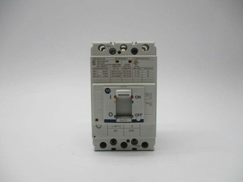 ALLEN BRADLEY 140G-G3C3-C30 30A 480V NSNP