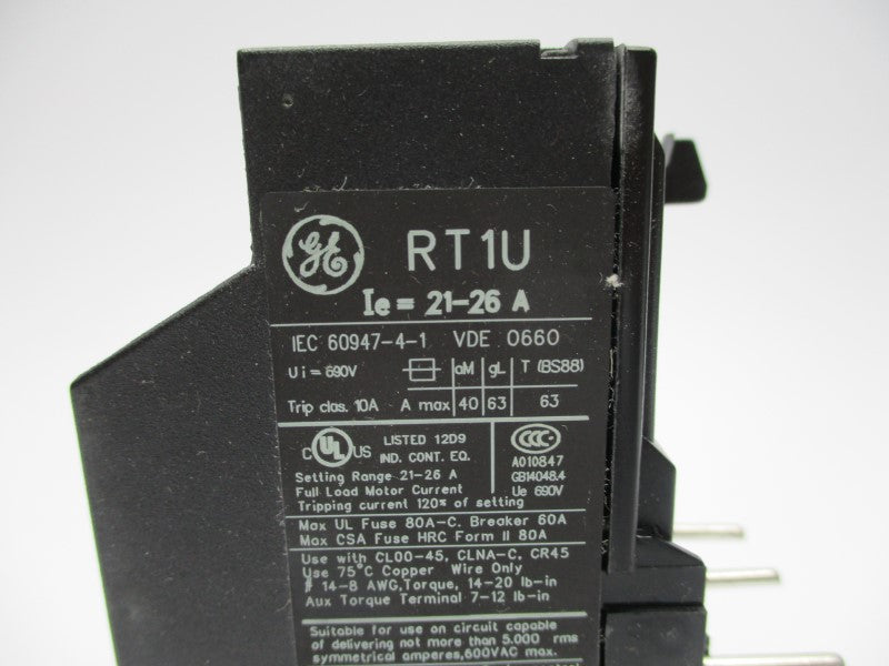 GENERAL ELECTRIC RT1U 21-26A 690V NSNP