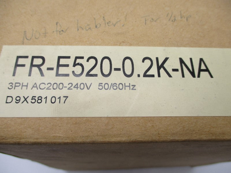 MITSUBISHI FR-E520-0.2K-NA NSMP