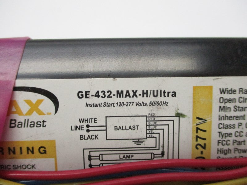 GENERAL ELECTRIC GE-432-MAX-H/ULTRA UNMP