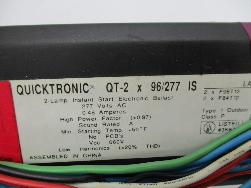 OSRAM QUICKTRONIC QT-2X96/277IS UNMP