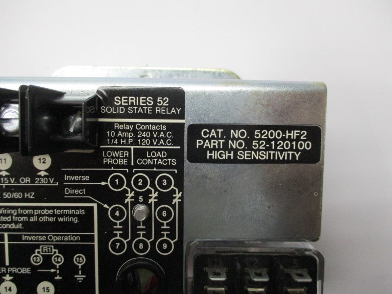 MAGNETEK CONTROLS 5200-HF2 52-120100 SER. 52 10A 120/240VAC NSNP