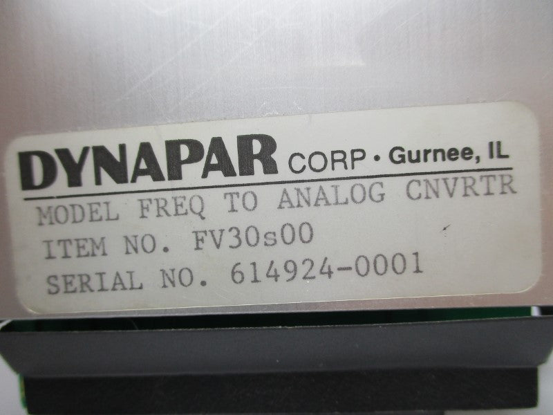 DYNAPAR FV30S00 UNMP