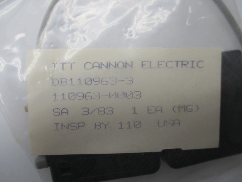 ITT CANNON ELECTRIC DB110963-3 110963-0003 NSMP