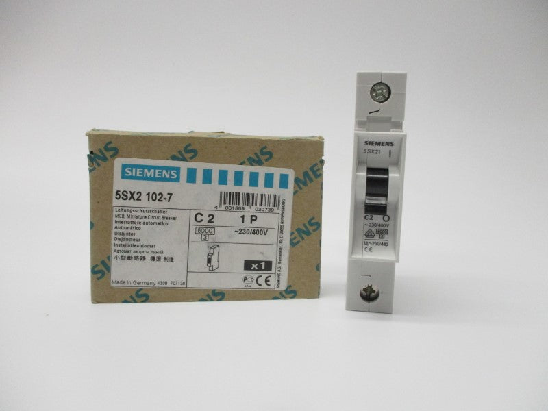 SIEMENS 5SX2-102-7 2A 230/400V NSMP