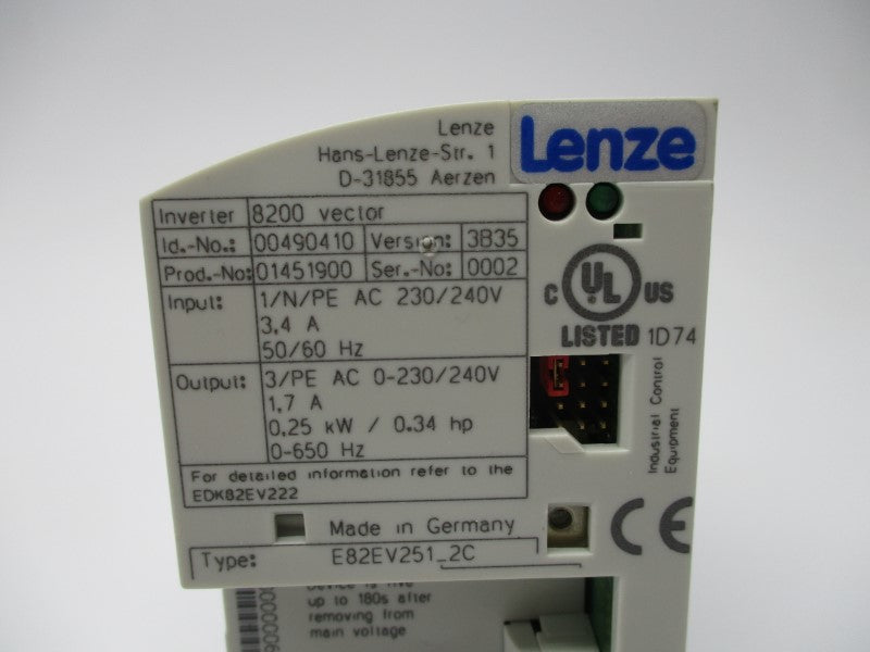 LENZE E82EV251-2C NSNP