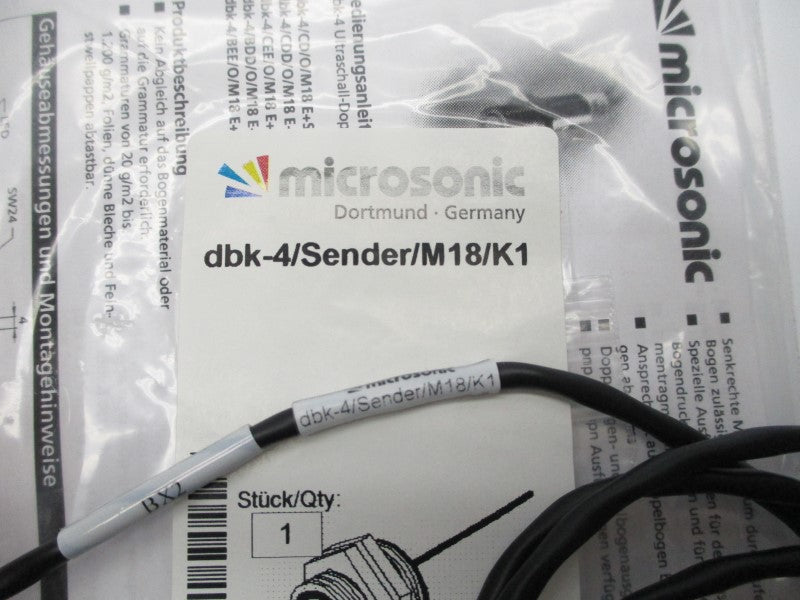 MICROSONIC dbk-4/Sender/M18/K1 NSMP