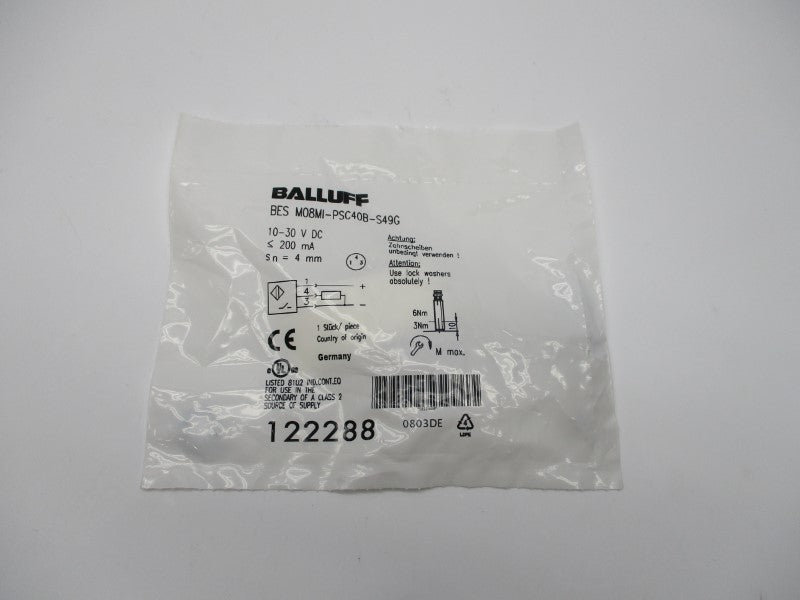 BALLUFF BESM08MI-PSC40B-S49G NSMP