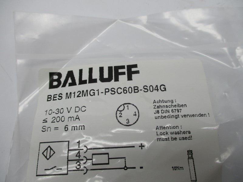 BALLUFF BESM12MG1-PSC60B-S04G NSMP