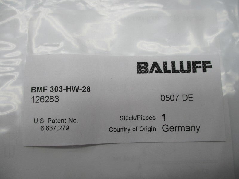 BALLUFF BMF303-HW-28 NSMP