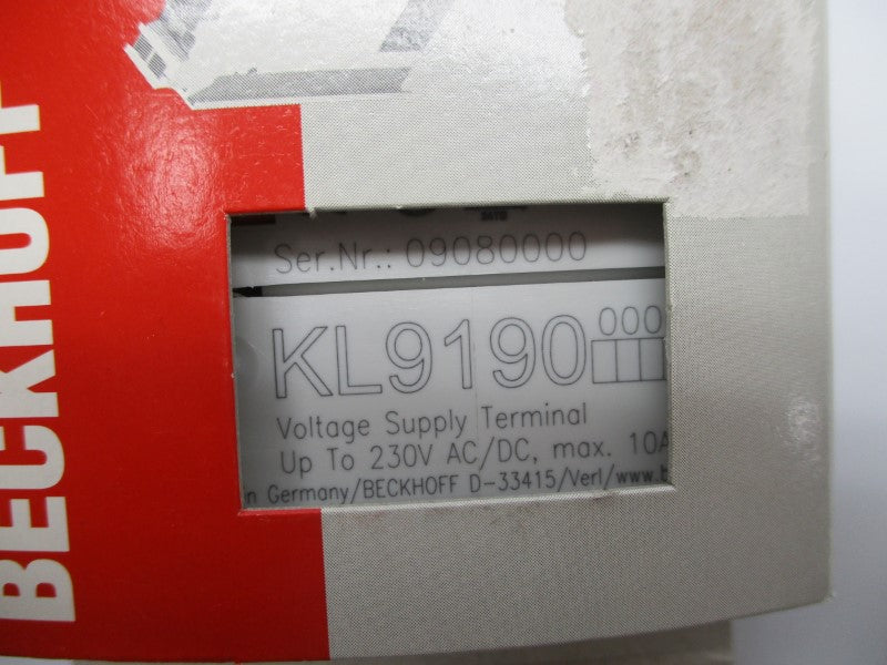 BECKHOFF KL9190 NSMP