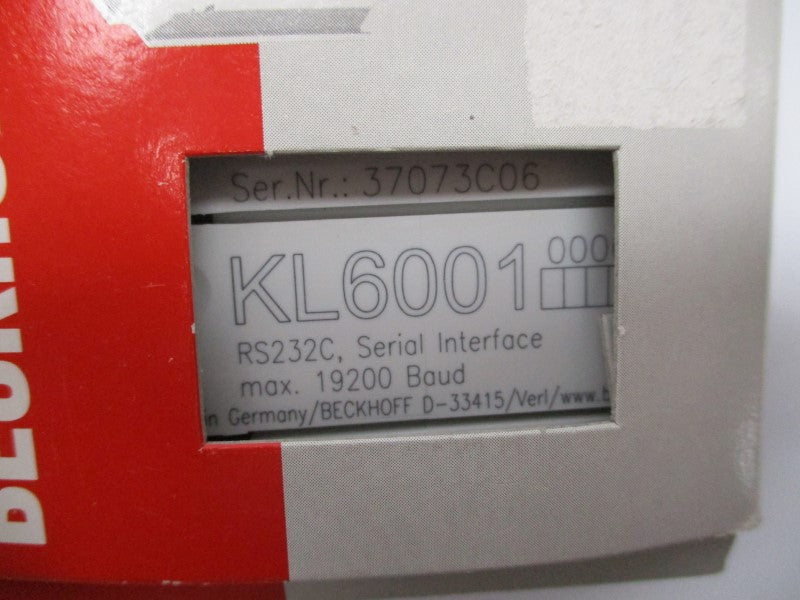 BECKHOFF KL6001 NSMP