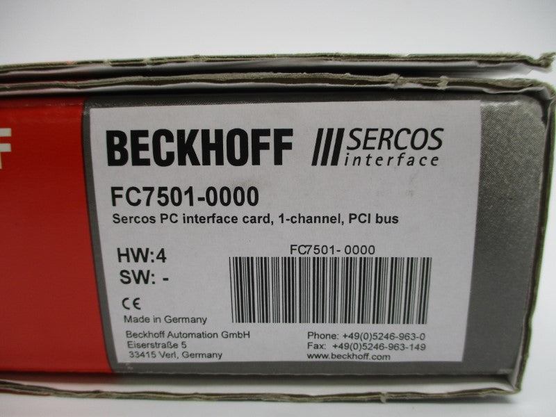 BECKHOFF FC7501-000 NSMP