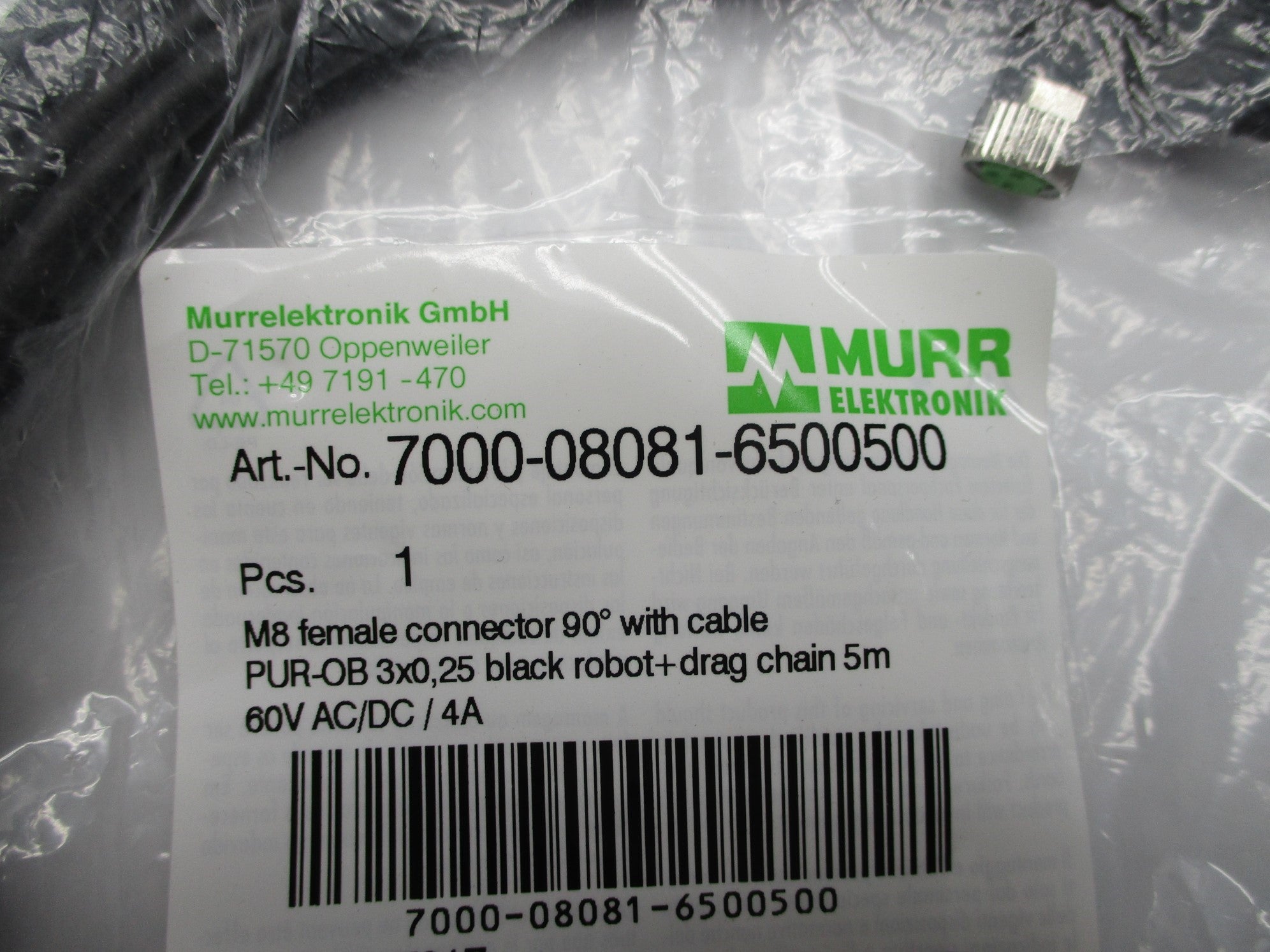 MURR ELEKTRONIK 7000-08081-6500500 NSMP
