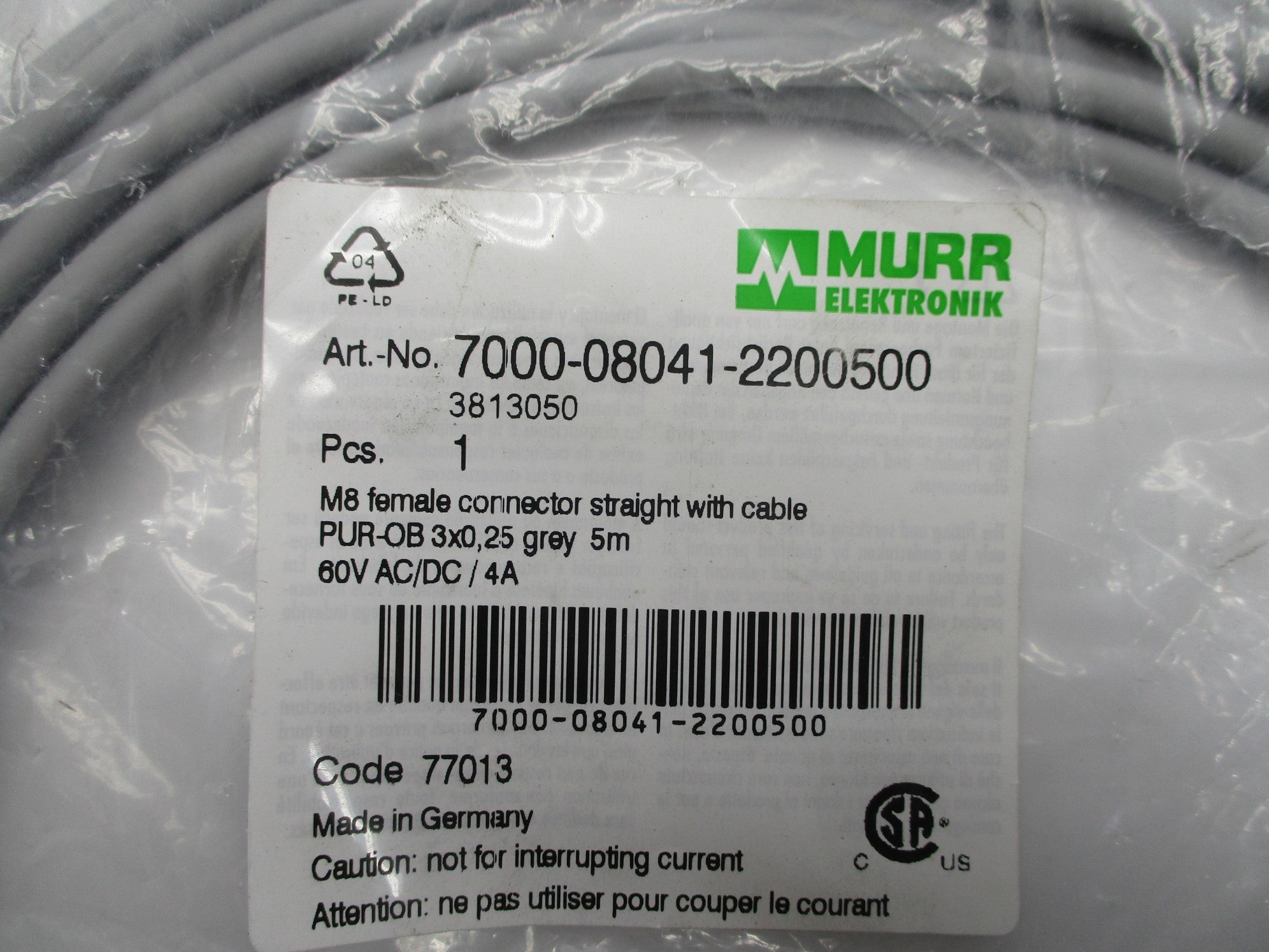 MURR ELEKTRONIK 7000-08041-2200500 NSMP