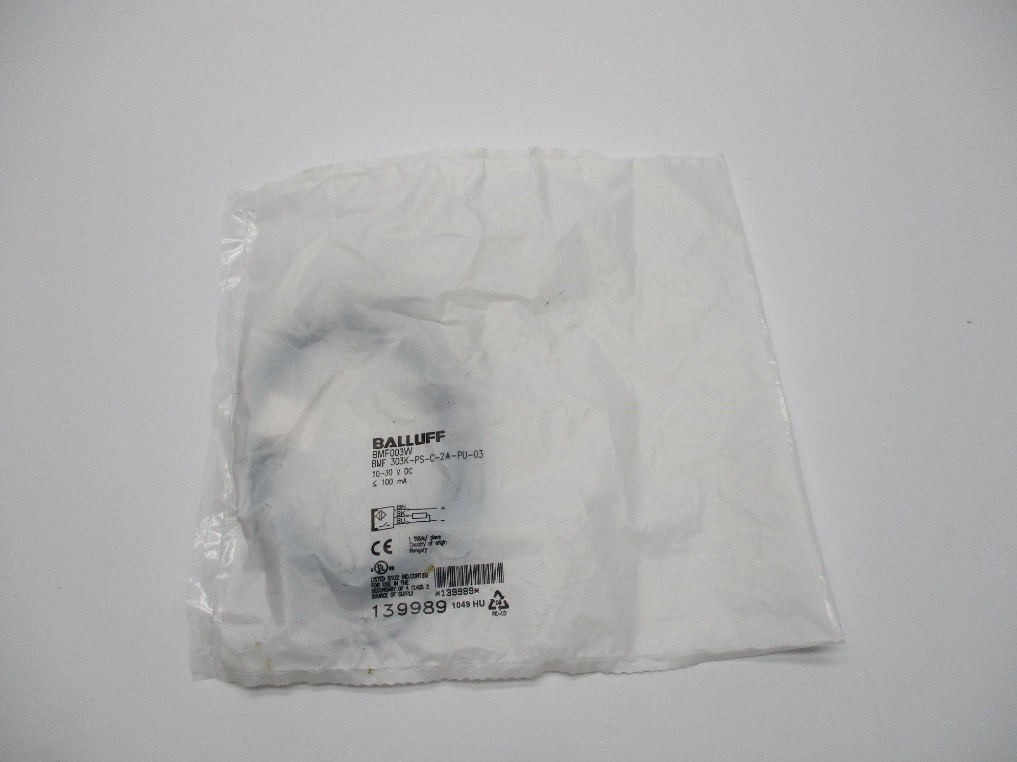 BALLUFF BMF303K-PS-C-2A-PU-03 BMF003W 10-30VDC NSMP
