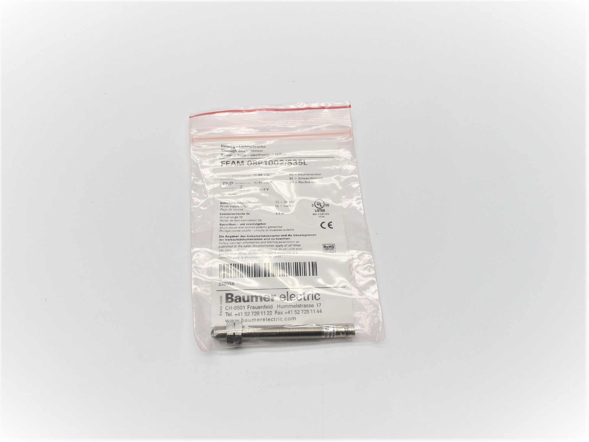 BAUMER ELECTRIC FEAM08P1002/S35L NSMP