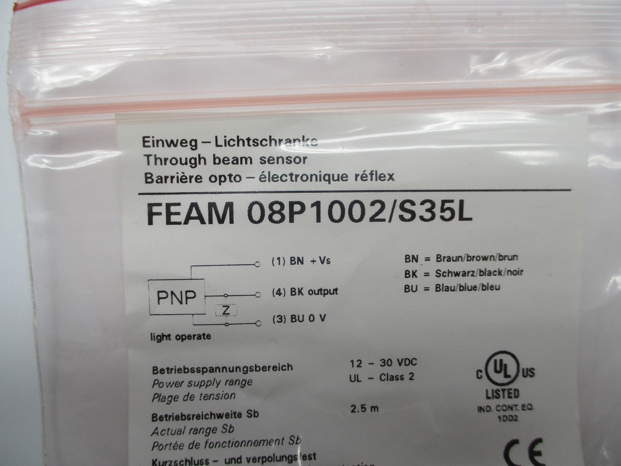 BAUMER ELECTRIC FEAM08P1002/S35L NSMP