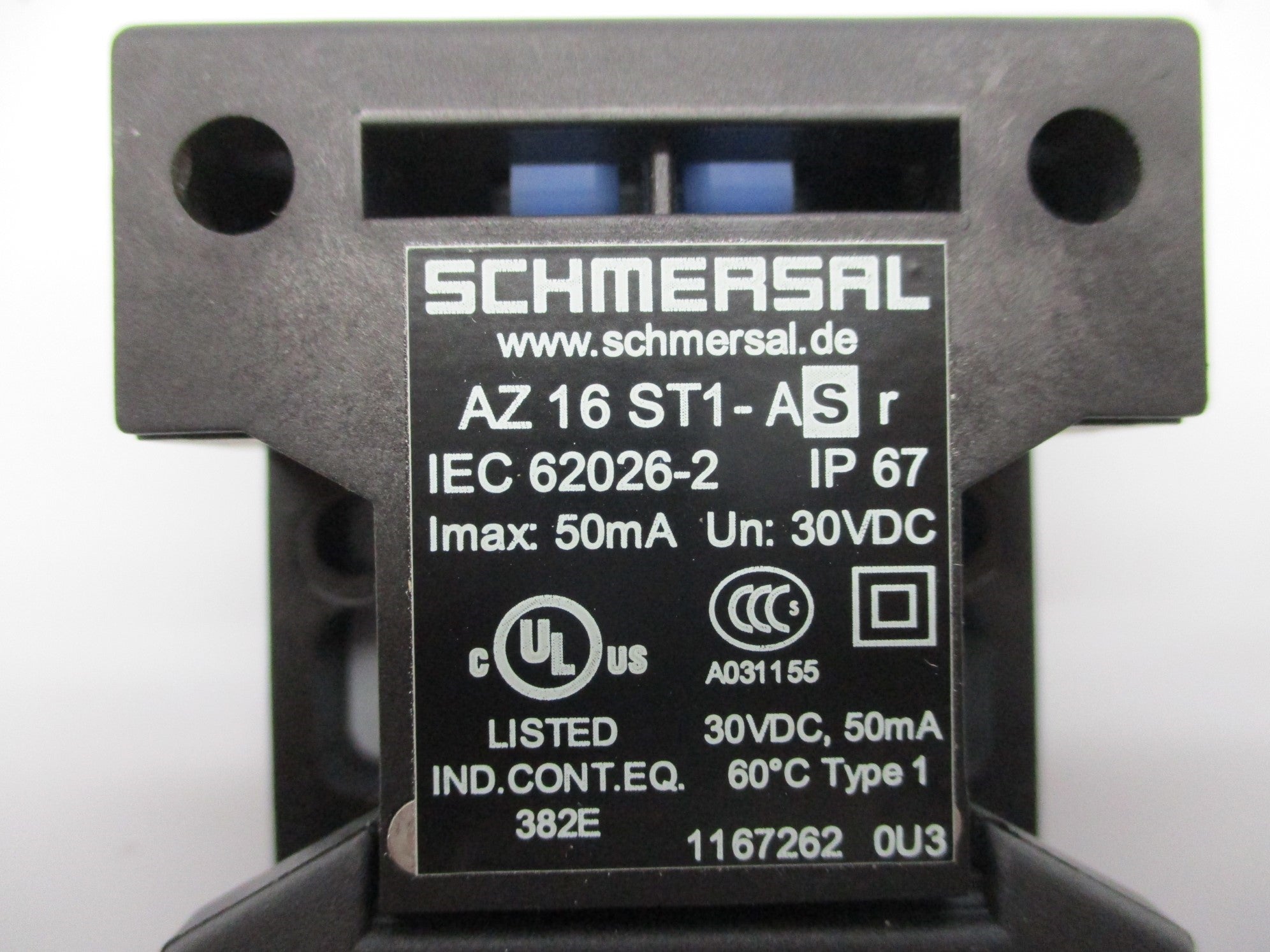SCHMERSAL AZ16ST1-ASr 30VDC NSNP