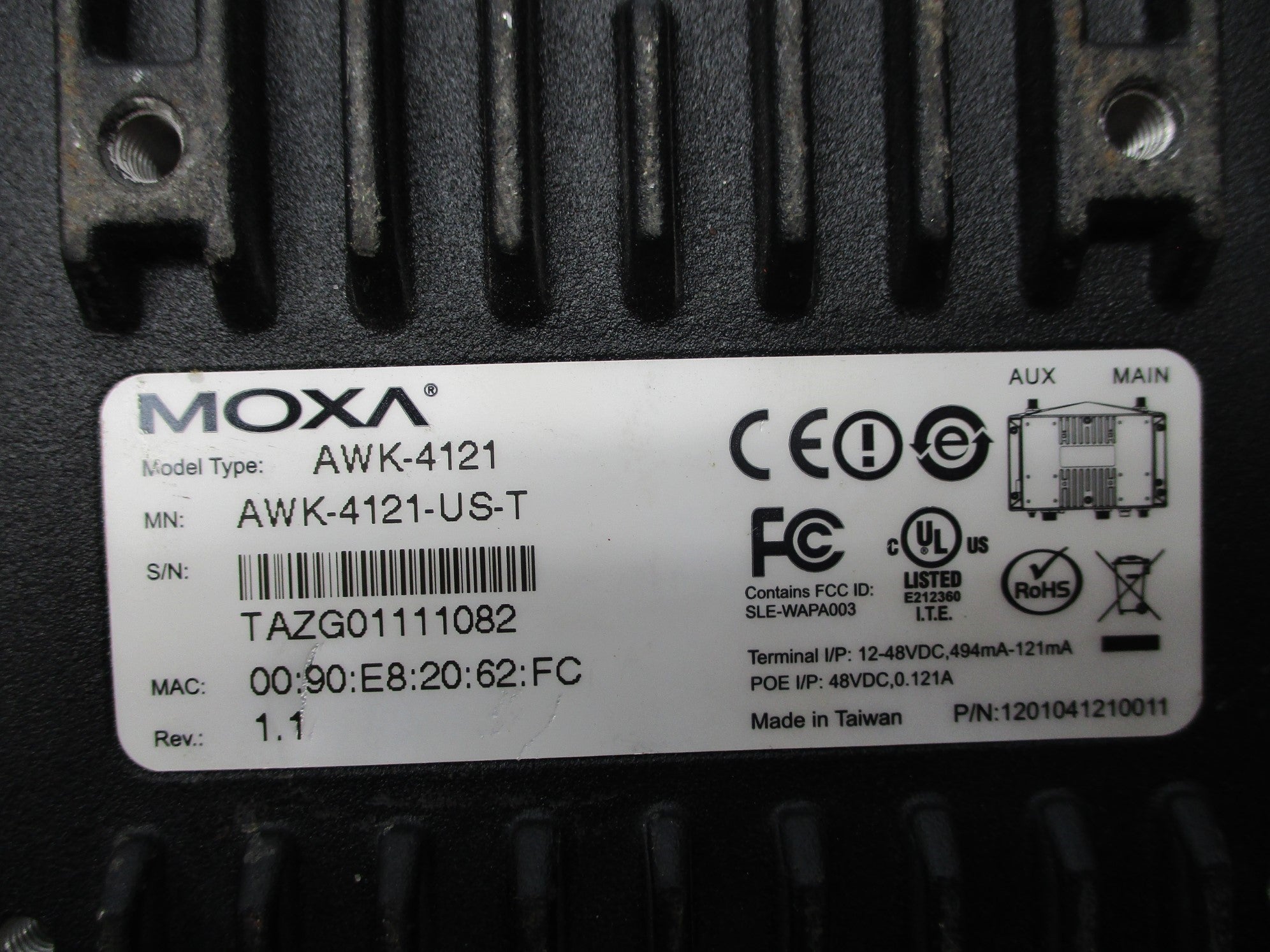 MOXA AWK-4121-US-T (AS PICTURED) UNMP