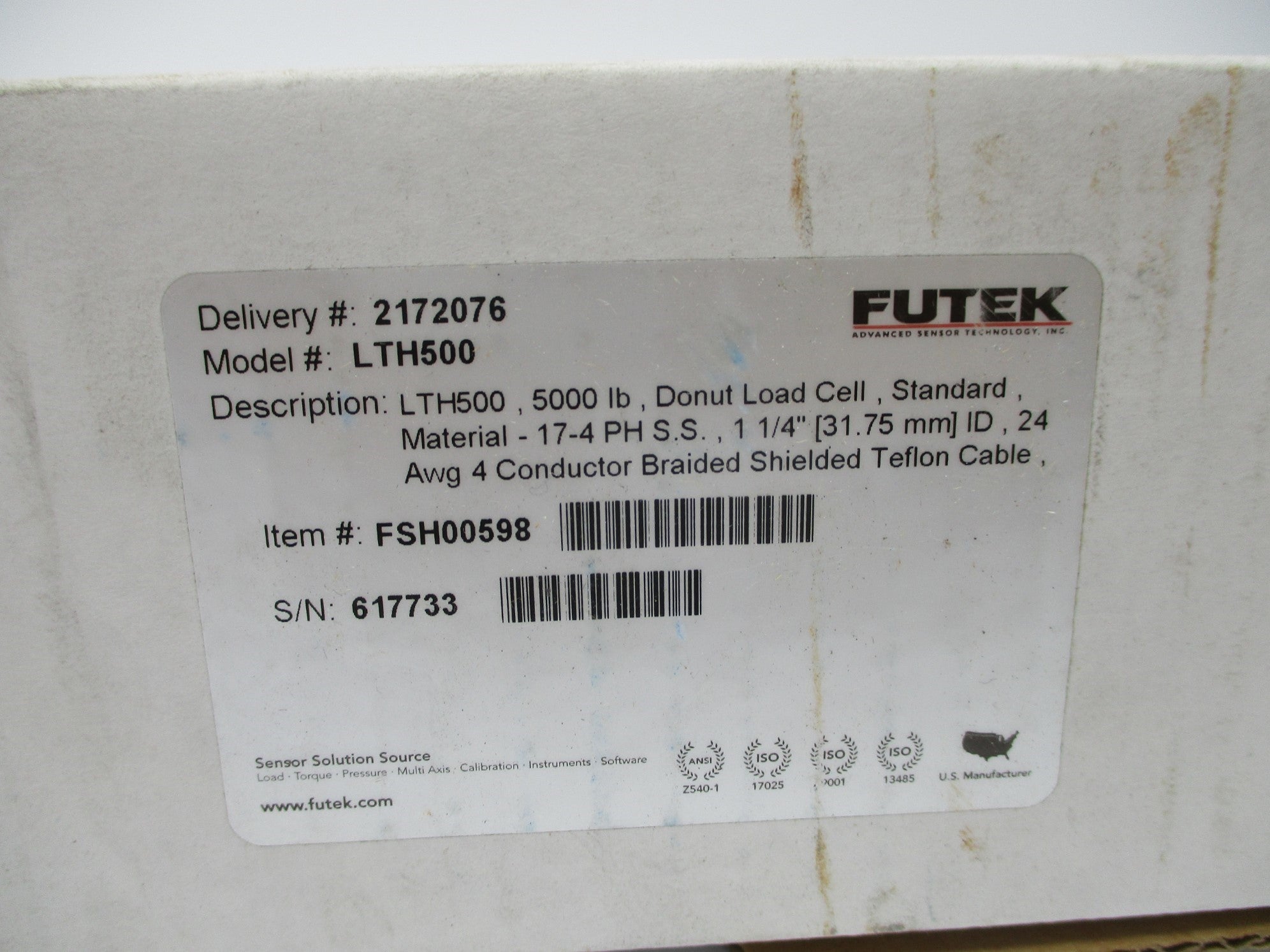 FUTEK LTH500 FSH00598 NSMP
