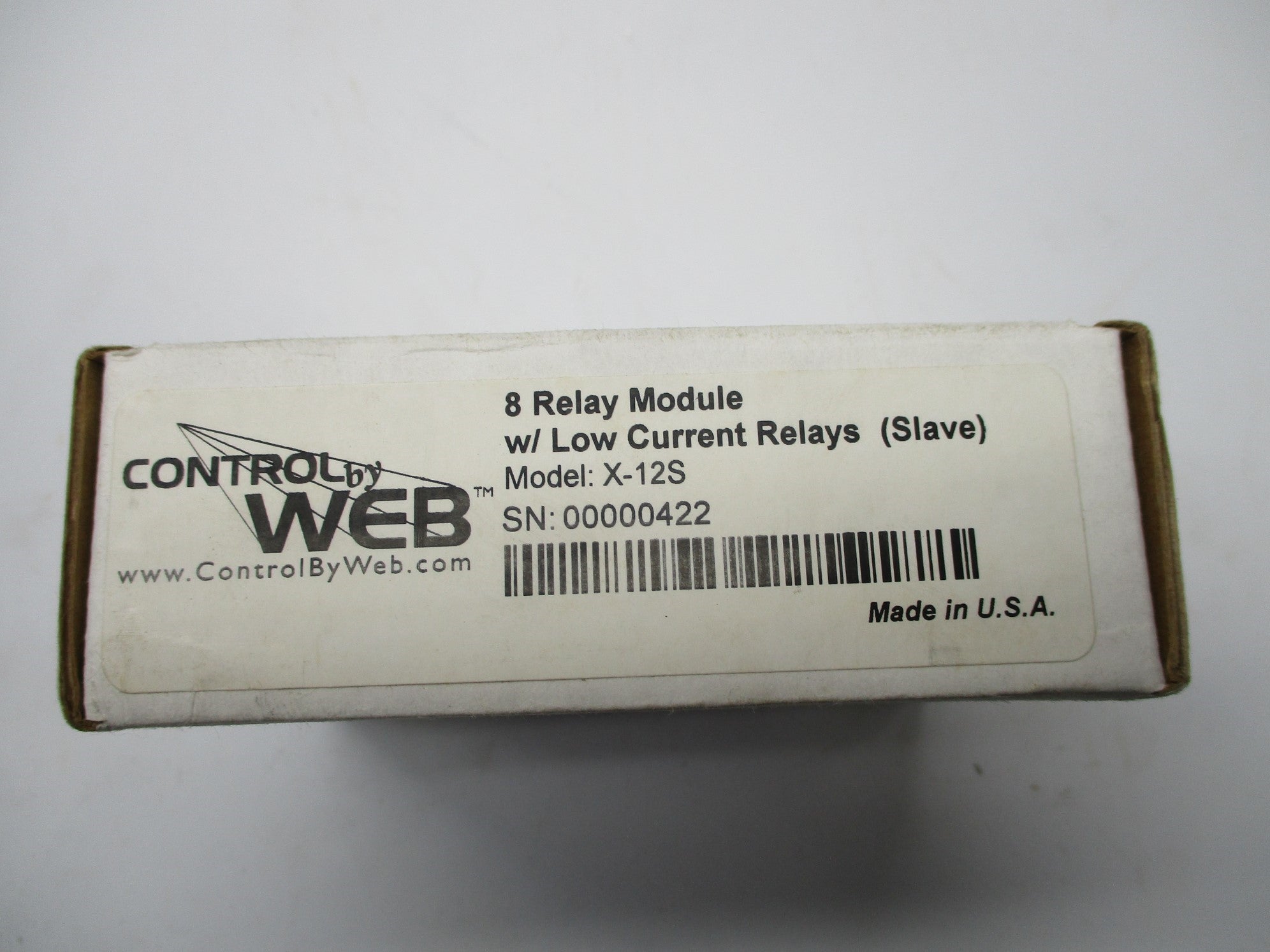 CONTROL BY WEB X-12S 2.5A 125V NSMP