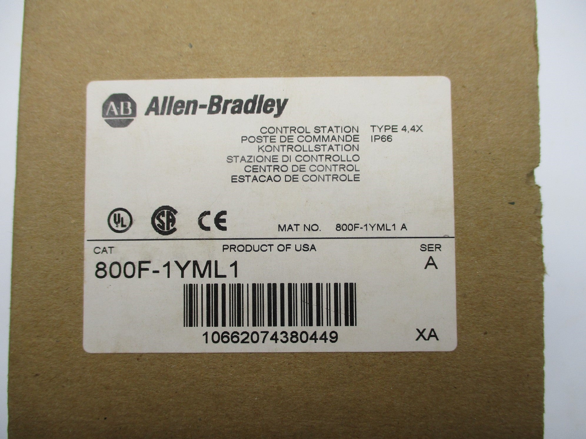 INDUSTRIAL SPARE PART 800F-1YML1 SER. A NSMP