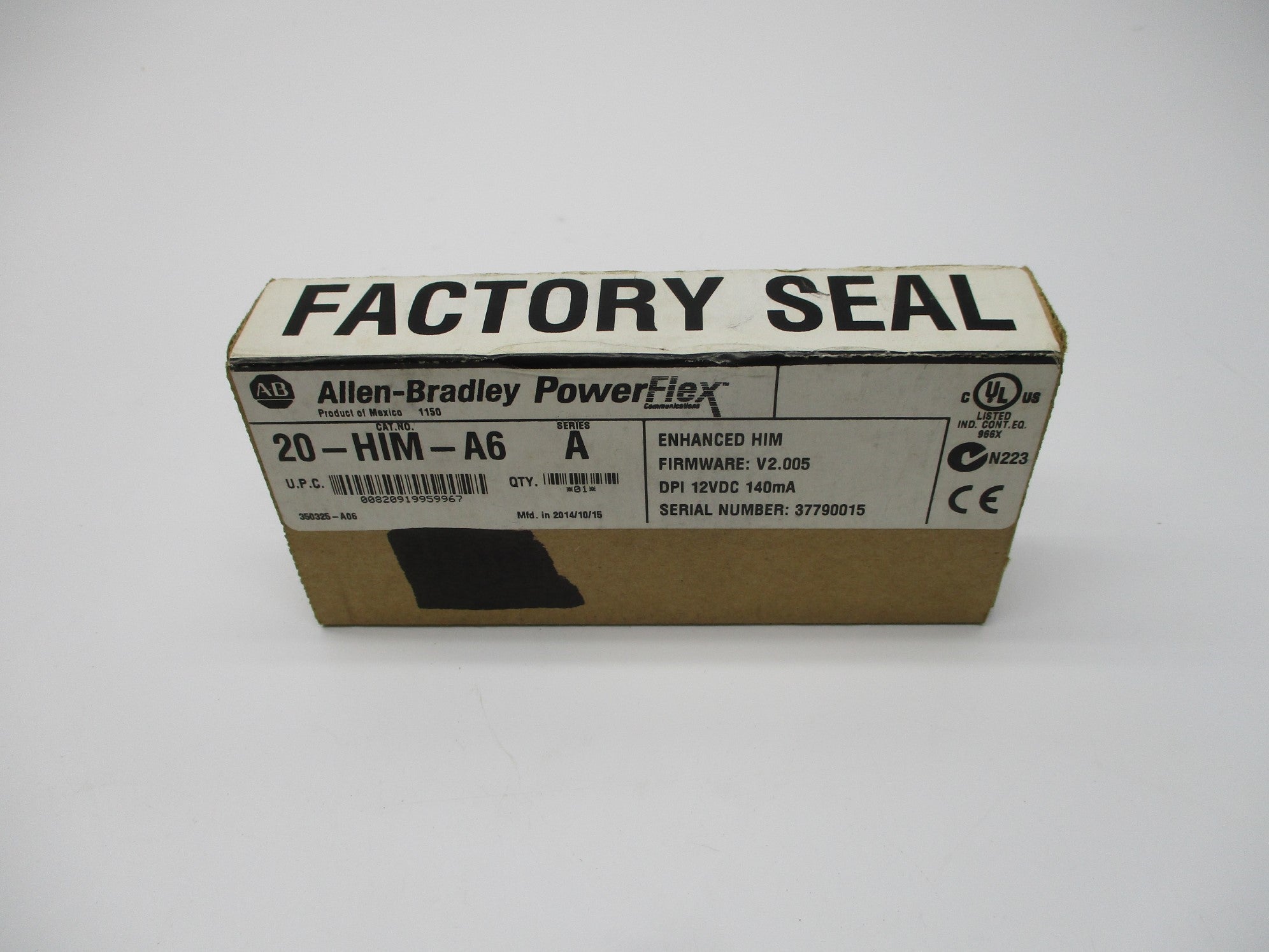 ALLEN BRADLEY 20-HIM-A6 SER. A F/W 2.005 DATE: 2014 NSFS