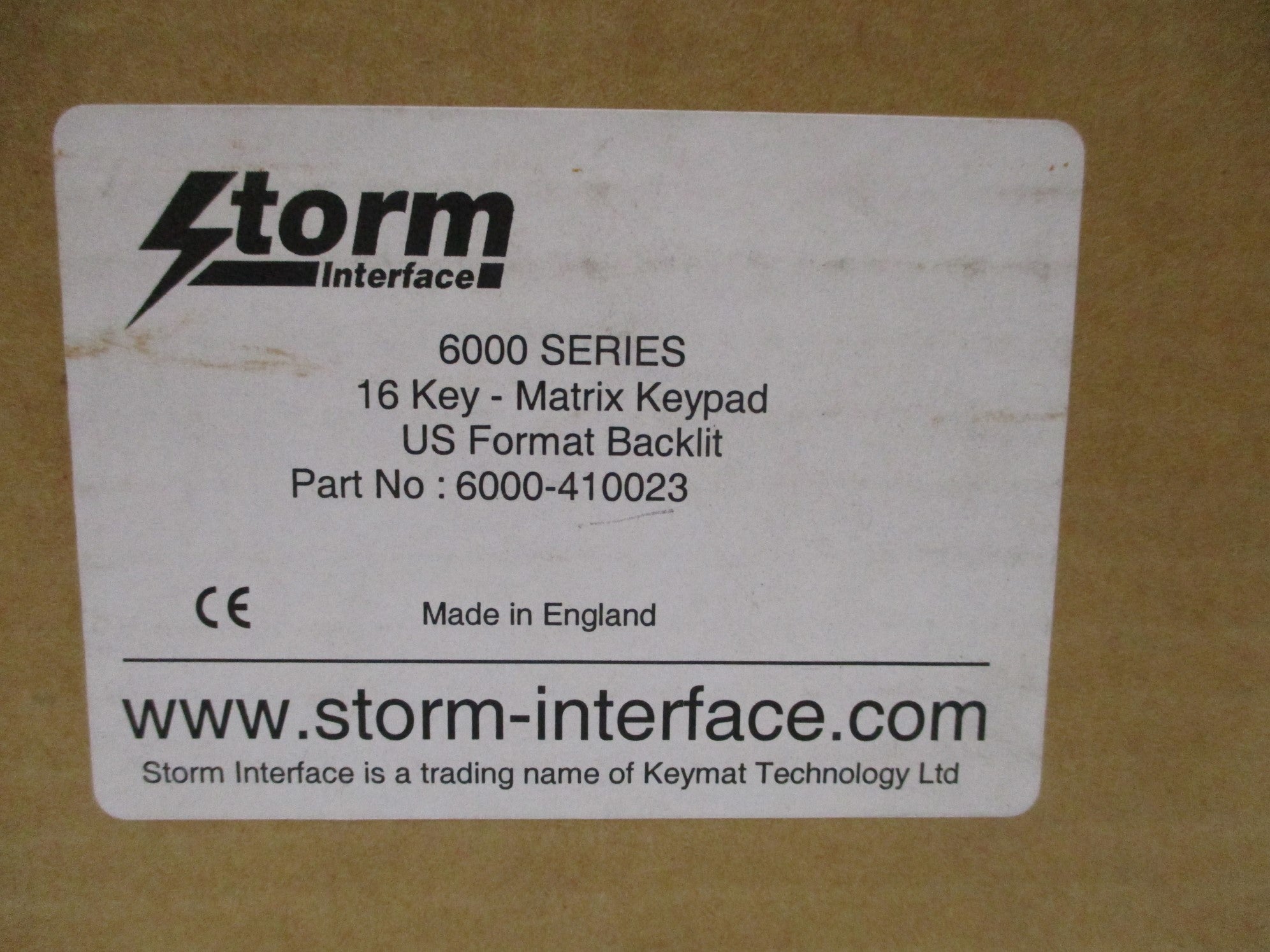 STORM INTERFACE 6000-410023 NSMP
