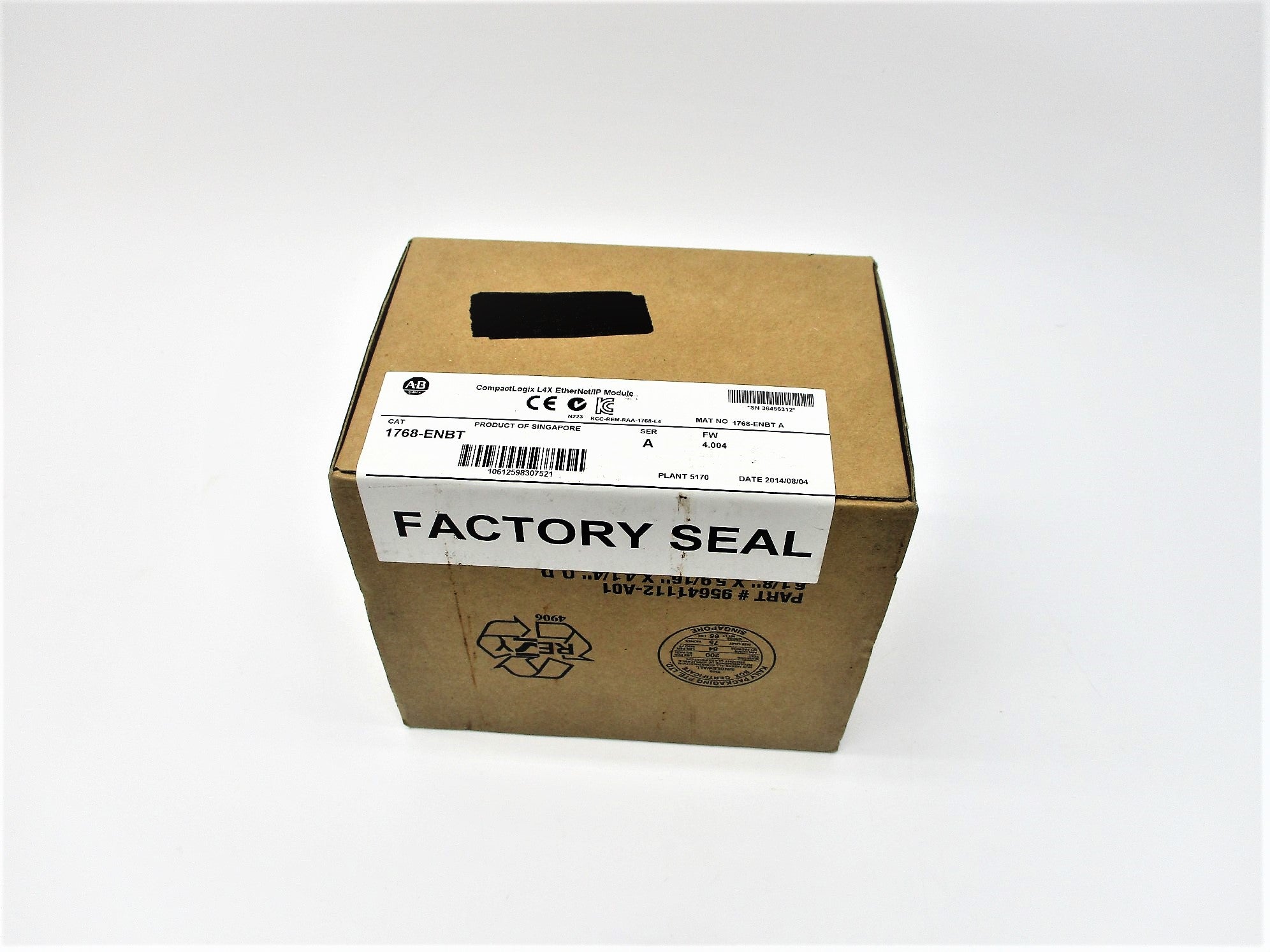 ALLEN BRADLEY 1768-ENBT SER. A F/W: 4.004 DATE: 2014/8 NSFS