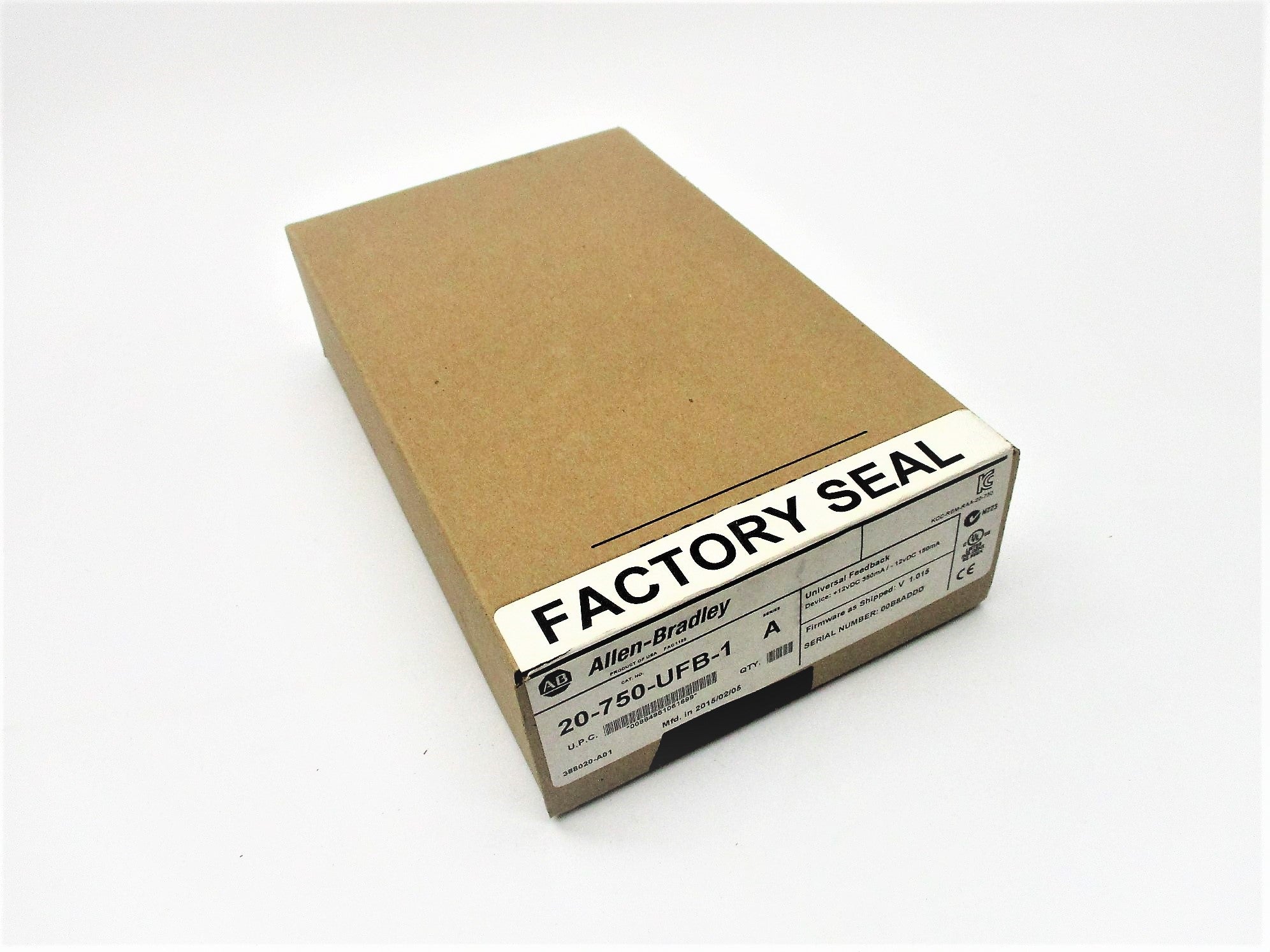 ALLEN BRADLEY 20-750-UFB-1 SER. A F/W: 1.015 DATE: 2015 NSFS