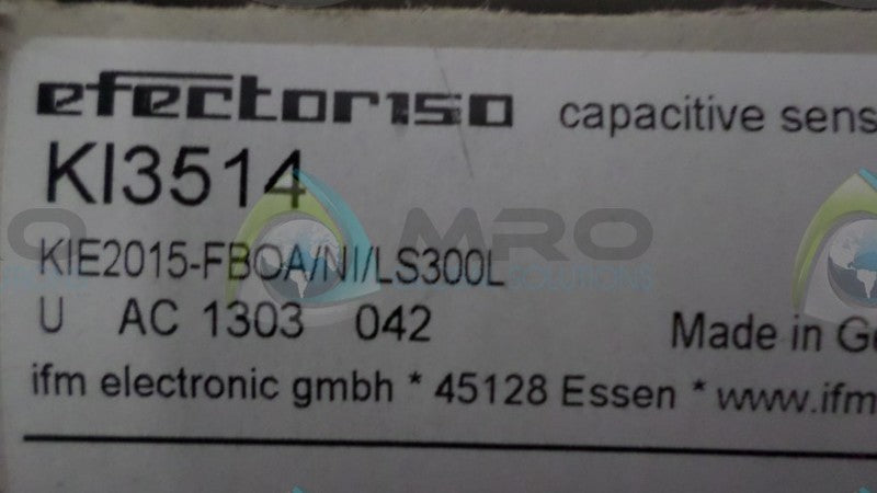 IFM EFECTOR KI3514 CAPACITIVE SENSOR *NEW IN BOX*
