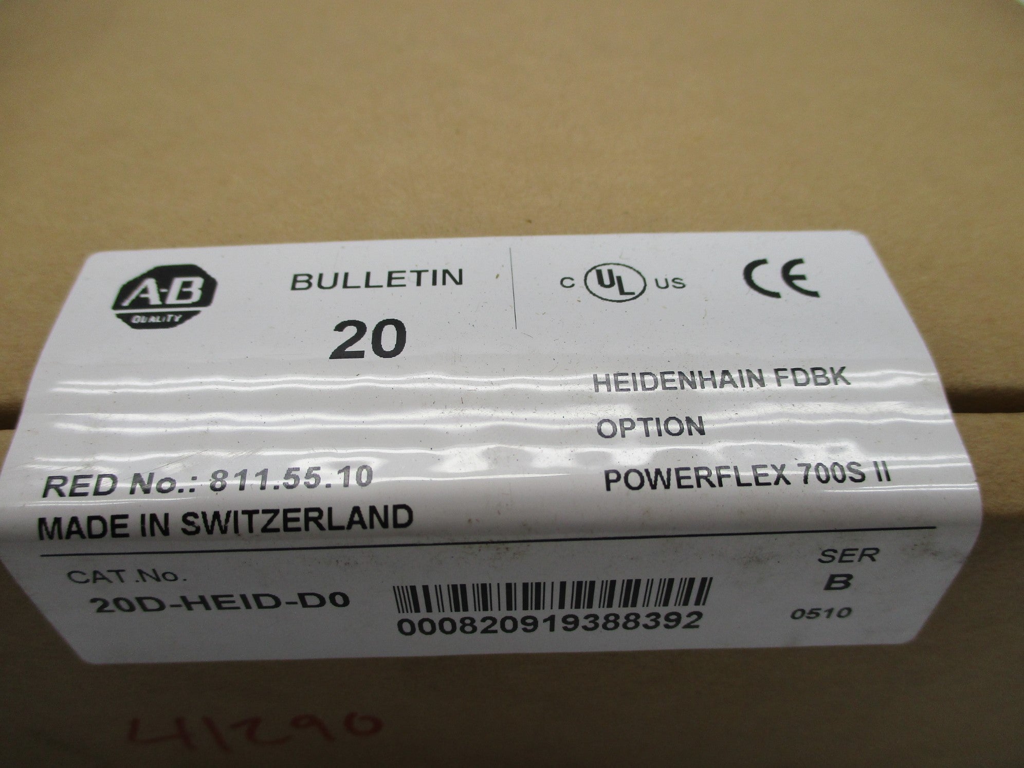 ALLEN BRADLEY 20D-HEID-D0 SER. B NSFS