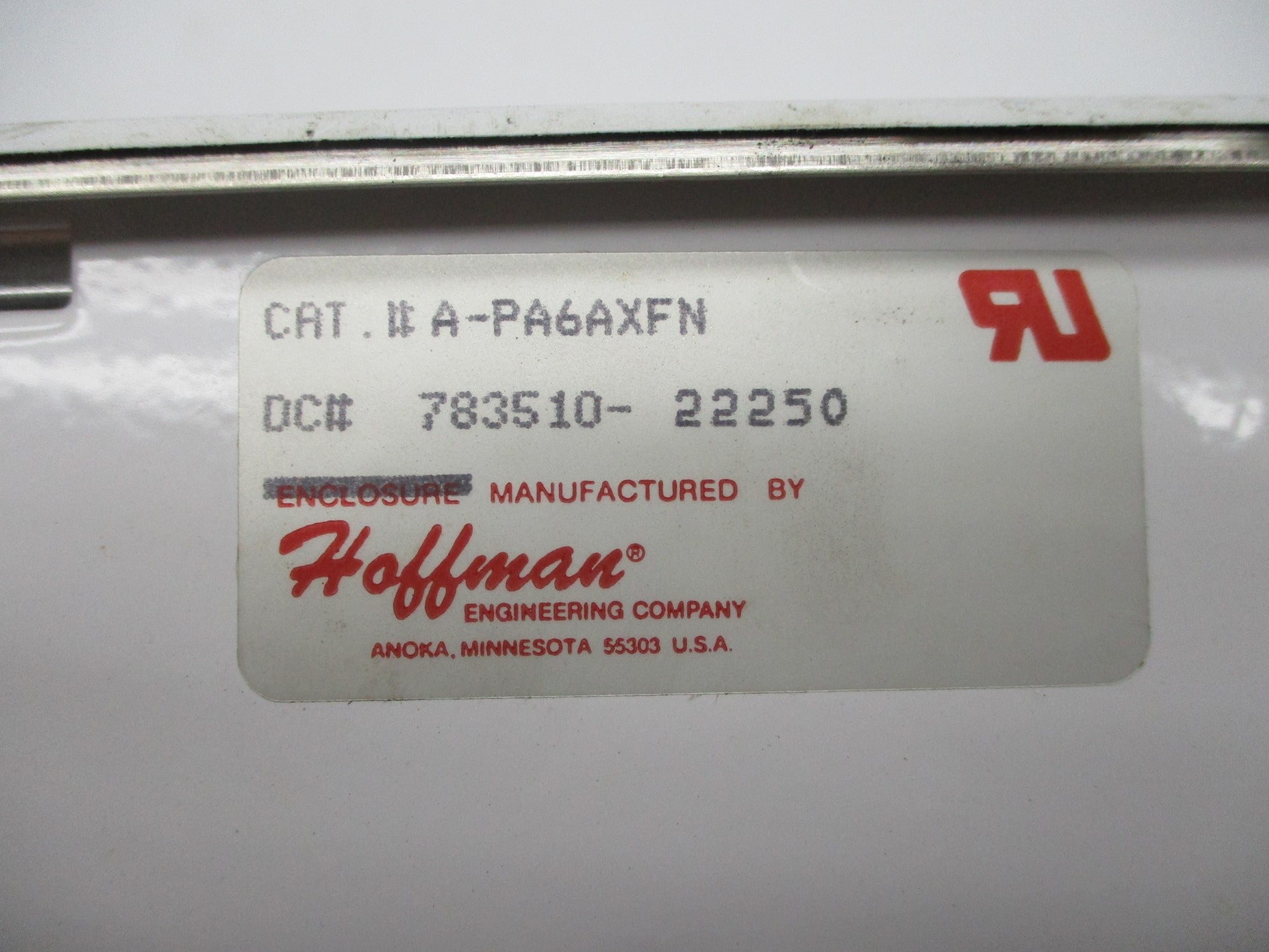 HOFFMAN A-PA6AXFN UNMP
