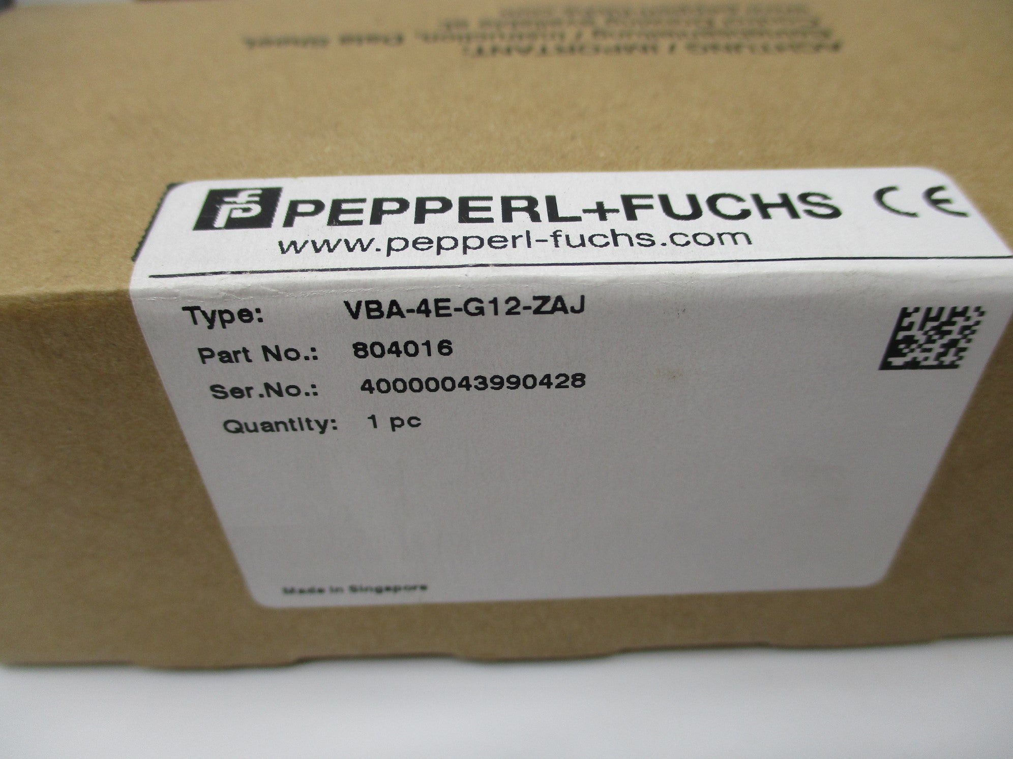 PEPPERL+FUCHS VBA-4E-G12-ZAJ NSMP