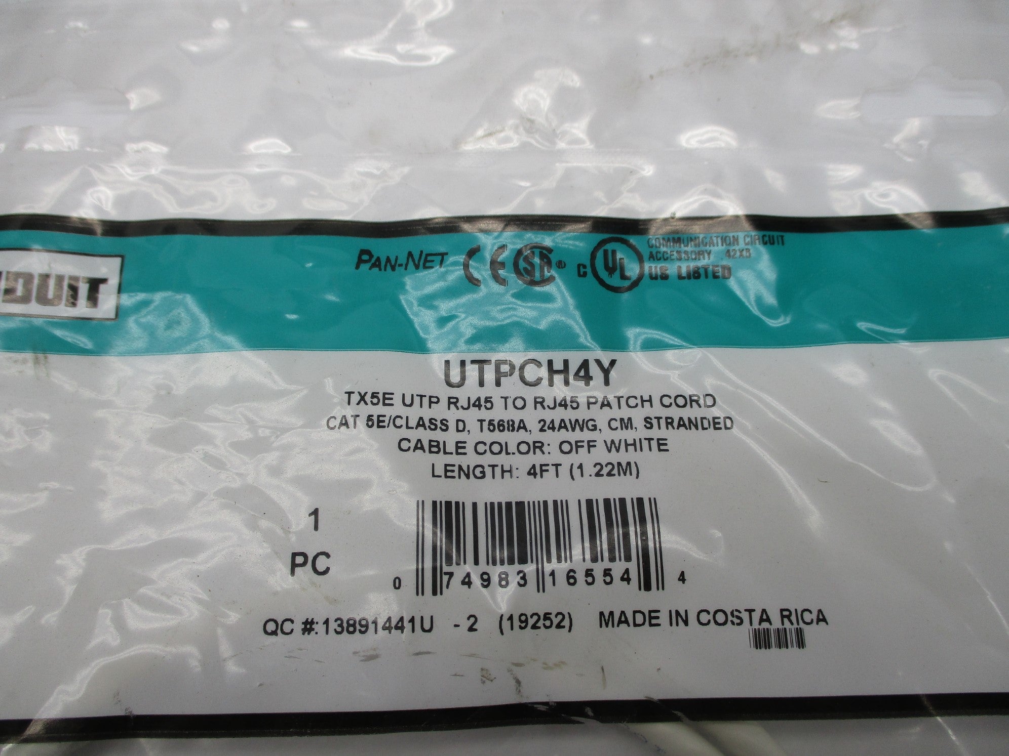 PANDUIT UTPCH4Y NSMP