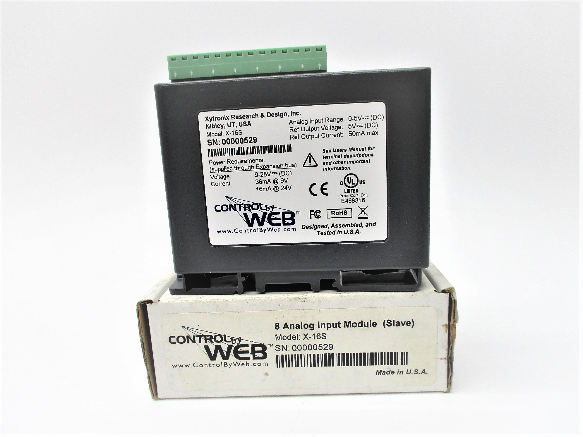 CONTROL BY WEB X-16S NSMP