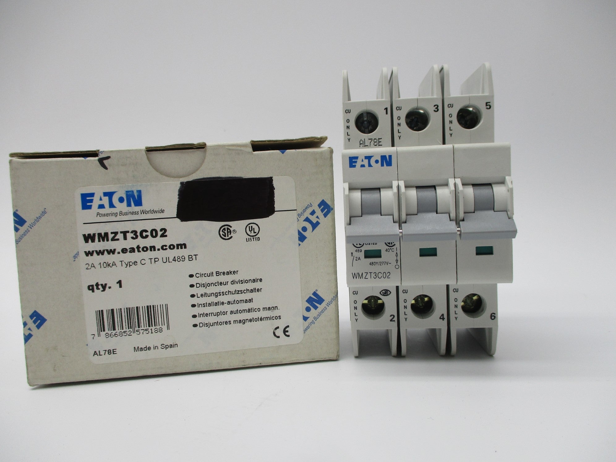 EATON WMZT3C02 2A 277V NSMP