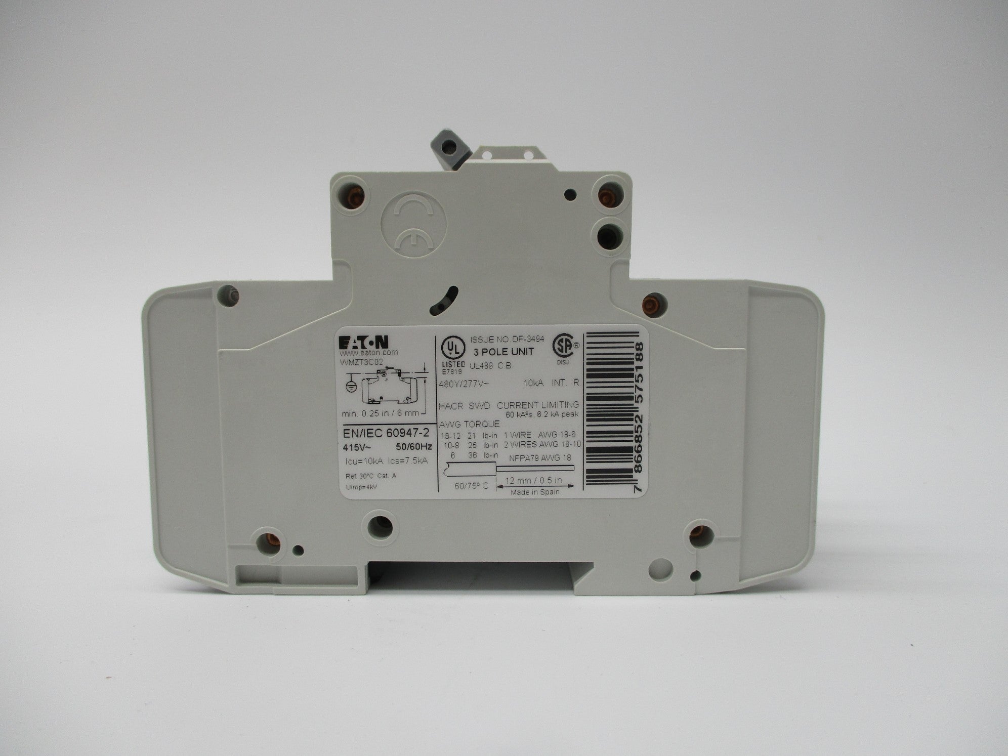 EATON WMZT3C02 2A 277V NSMP