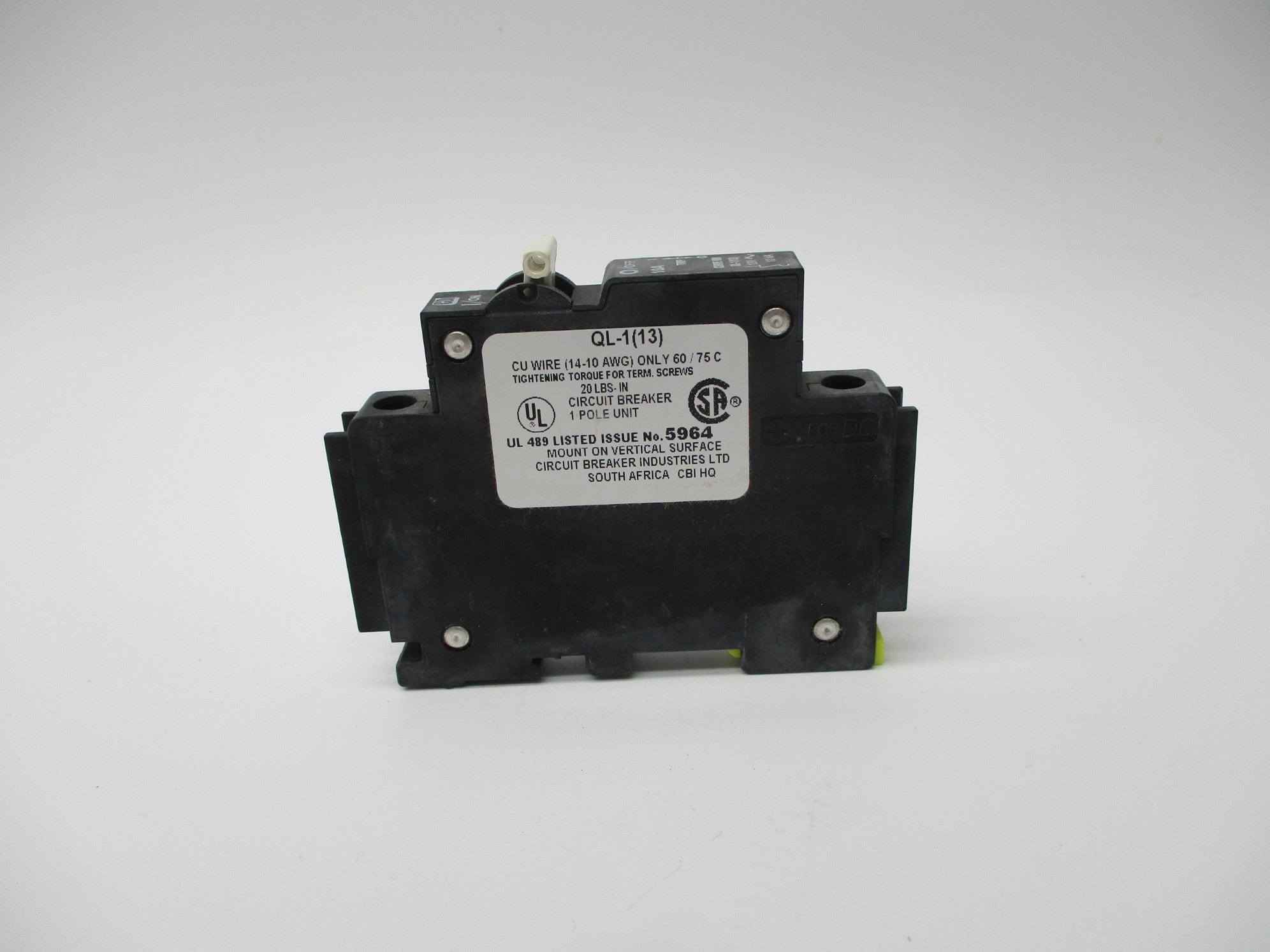 CBI QL-1(13) 10A 120V NSNP