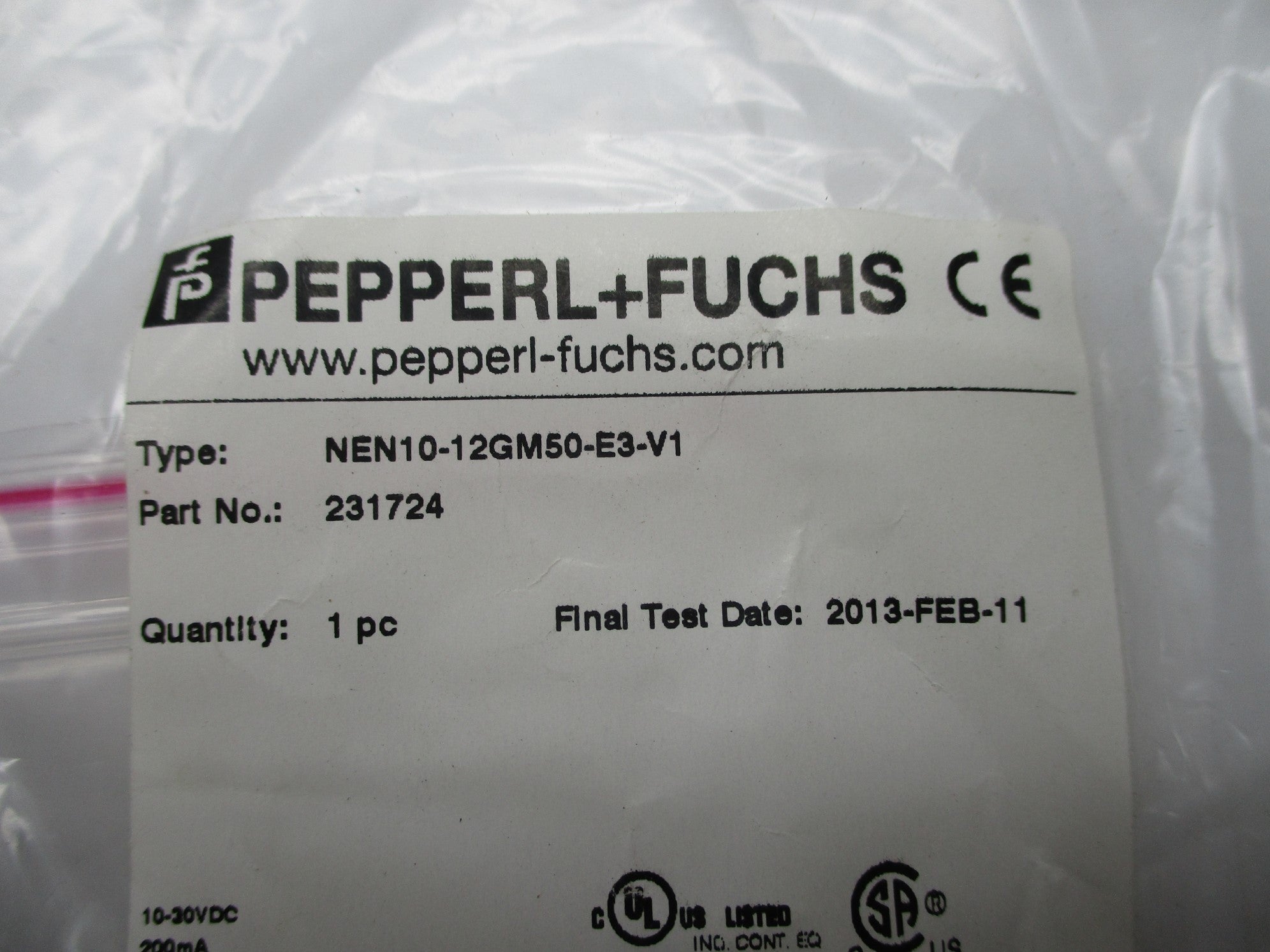 PEPPERL+FUCHS NEN10-12GM50-E3-V1 NSMP