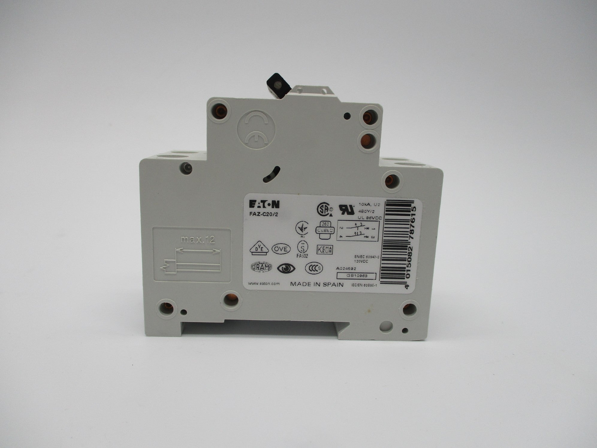 EATON FAZ-C20/2 20A NSMP