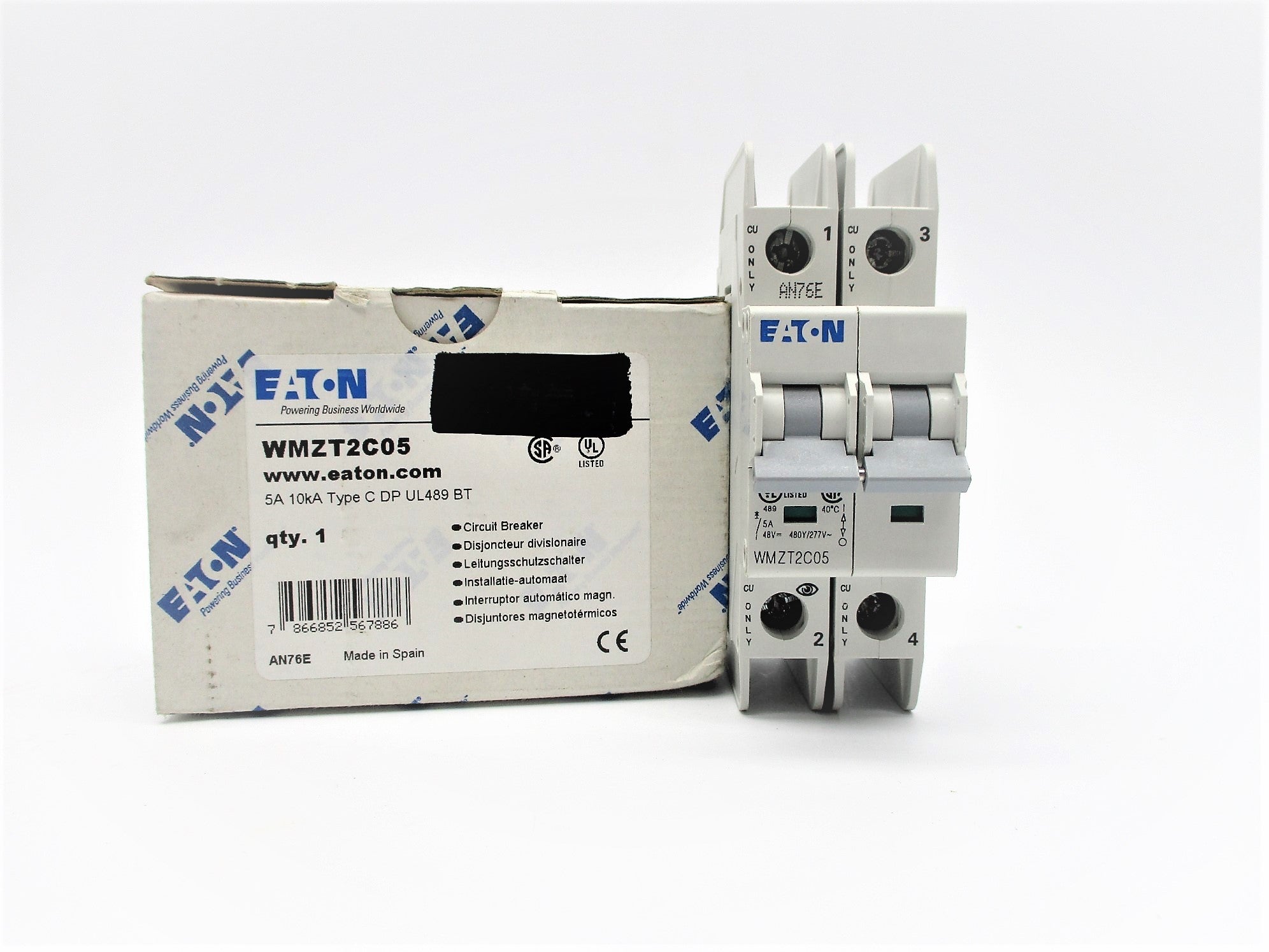 EATON WMZT2C05 5A 277V NSMP