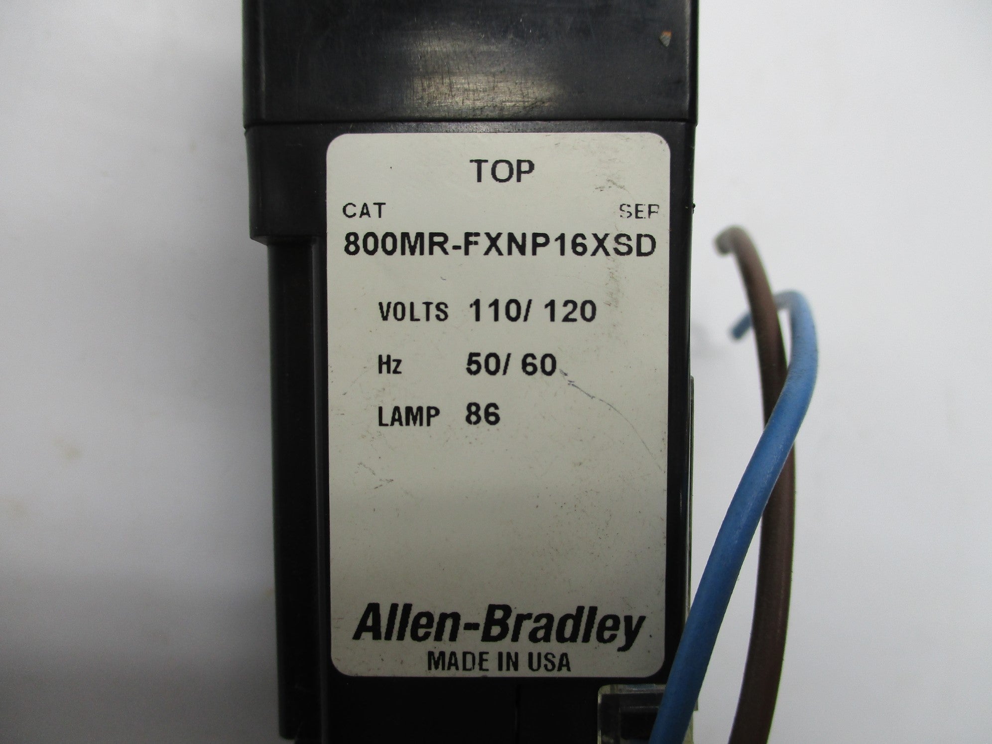 ALLEN BRADLEY 800MR-FXNP16XS SER. D UNMP