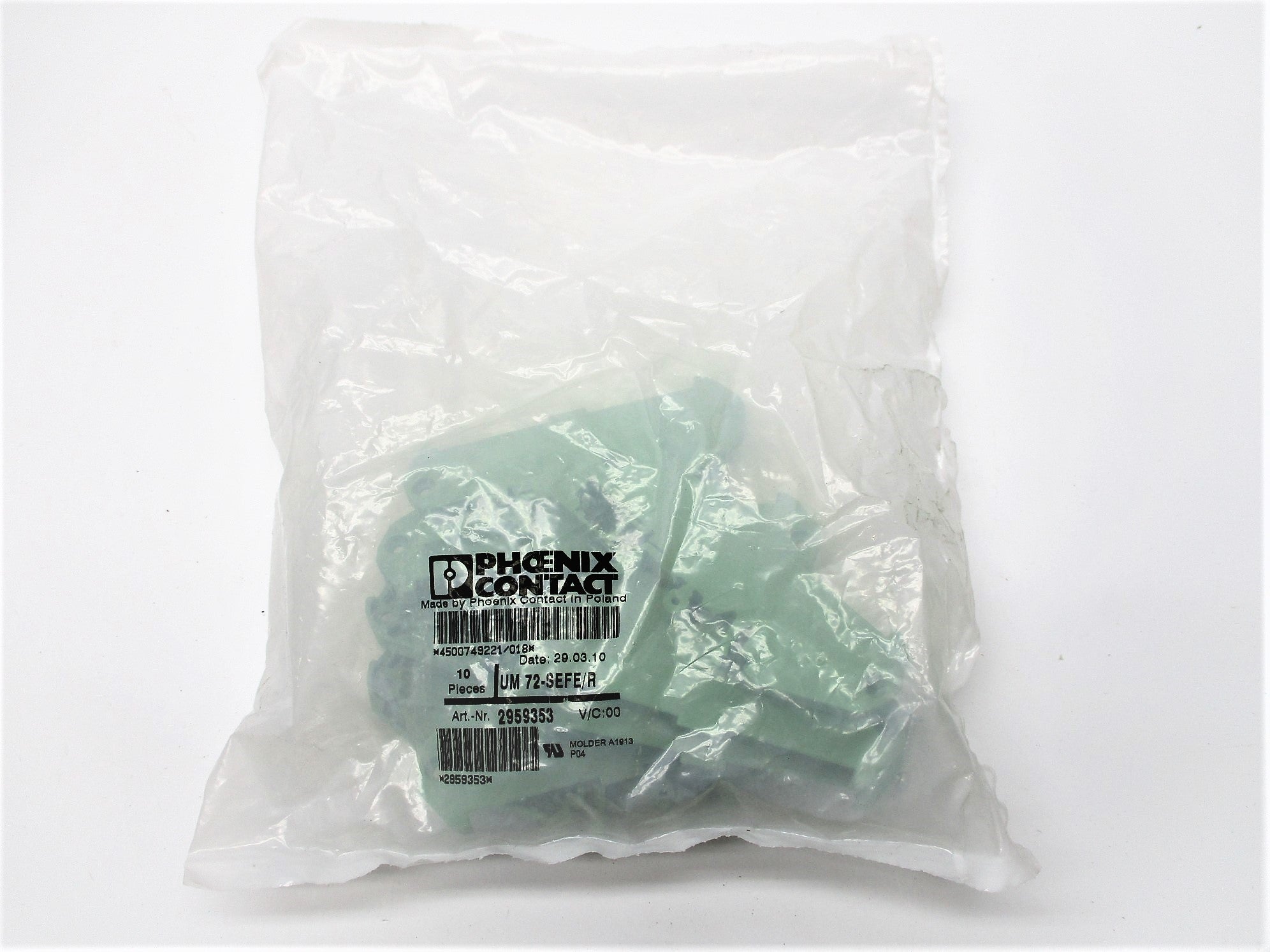 PHOENIX CONTACT UM72-SEFE/R (PKG OF 10) NSMP