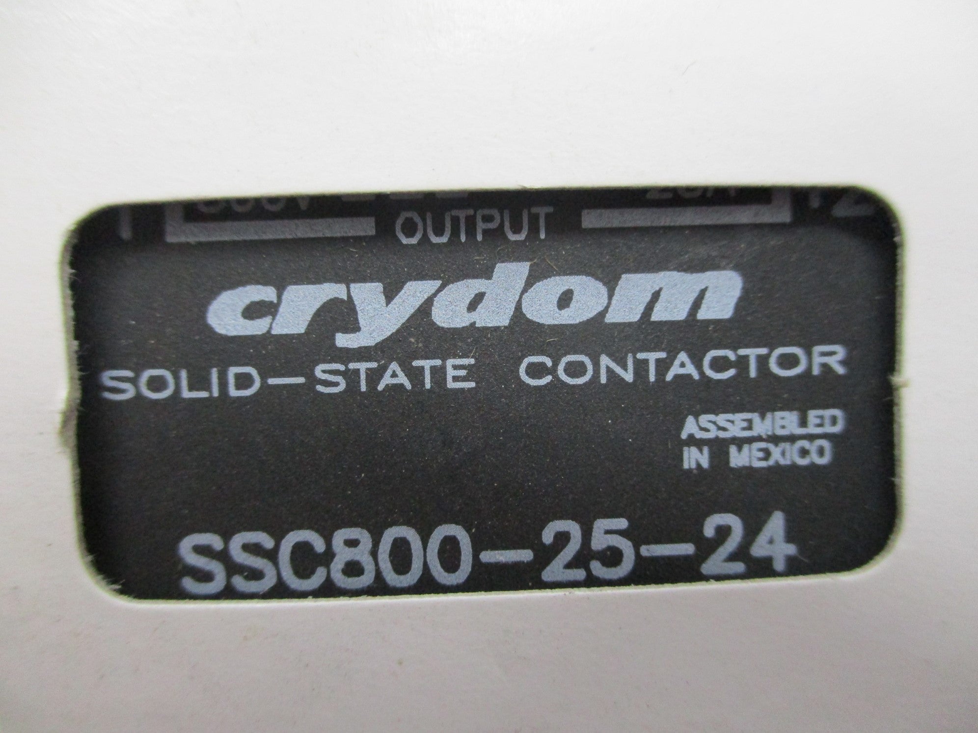 CRYDOM SSC800-25-24 24V NSMP